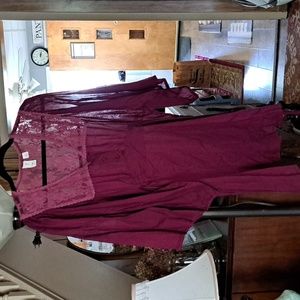 Elodie light sheer dress sz M